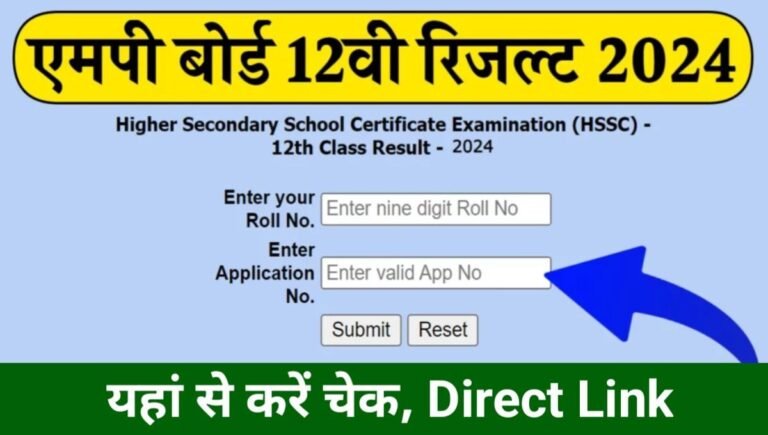 MP Board 12th Sarkari Result 2024