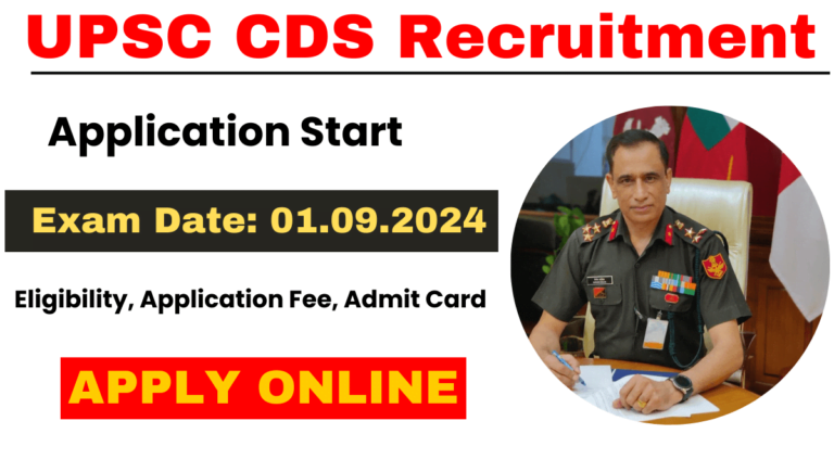 UPSC CDS 2 Vacancy 2024