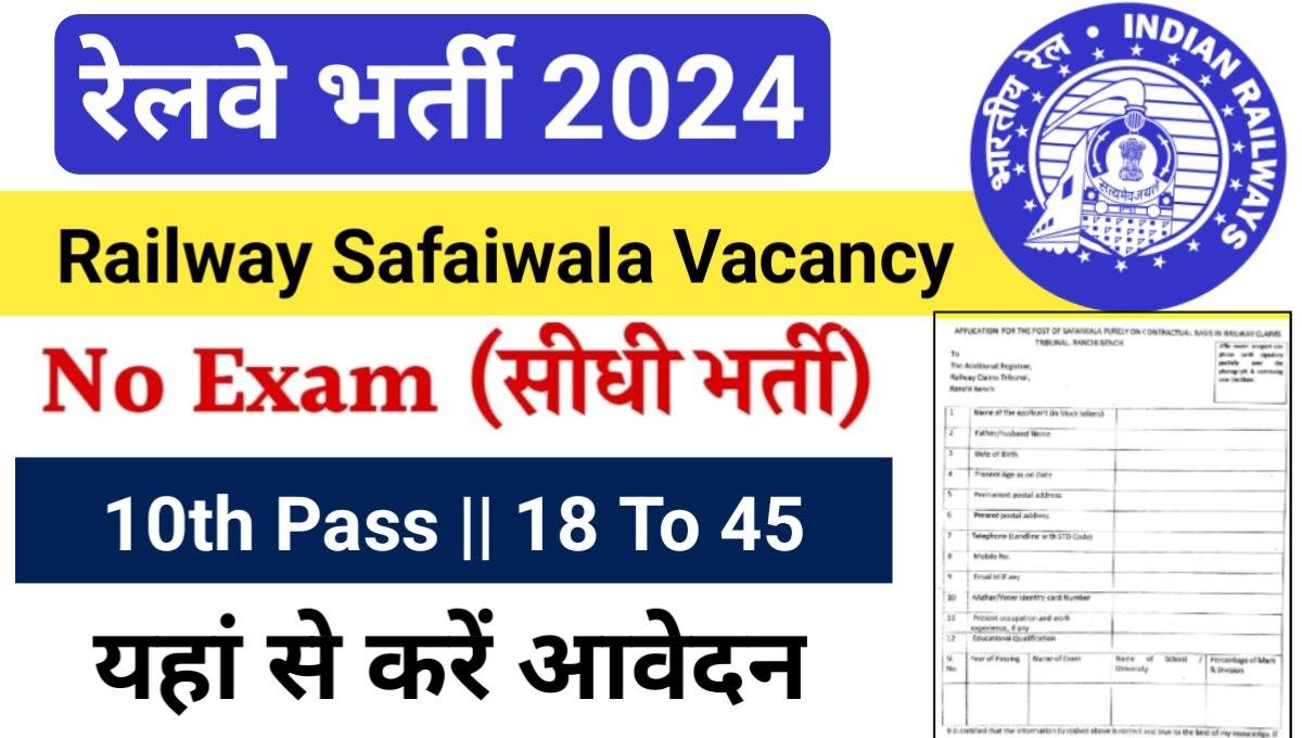 Railway Safaiwala Vacancy